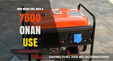 Onan 7500: Fuel Consumption and Efficiency