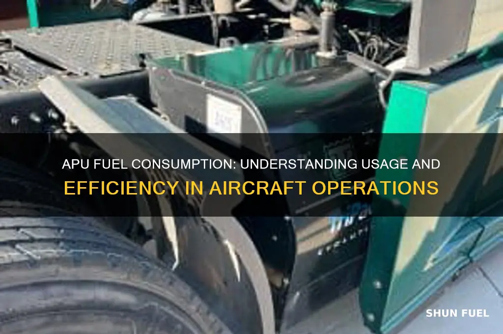 how much fuel does a apu use
