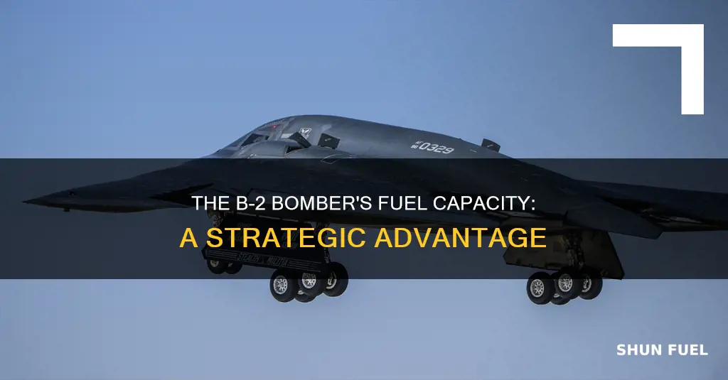 how much fuel does a b2 bomber hold