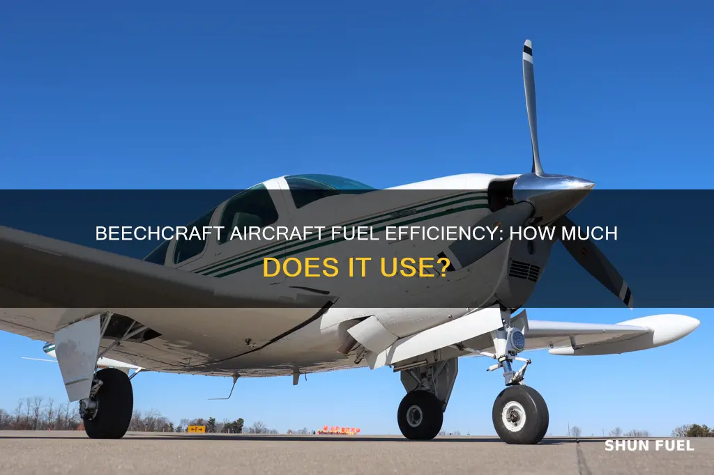 how much fuel does a beechcraft aircraft use
