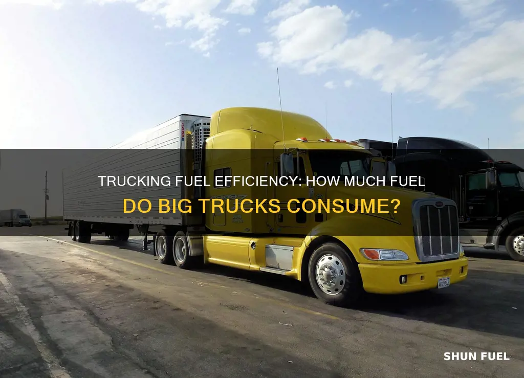 how much fuel does a big truck use