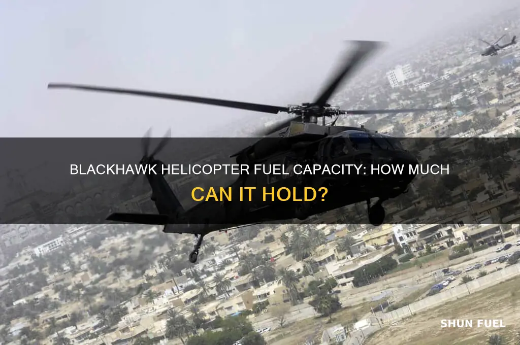 how much fuel does a blackhawk helicopter hold