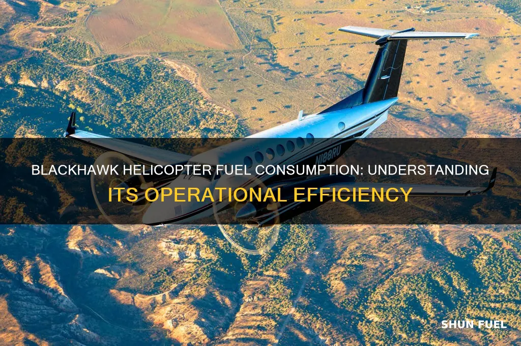 how much fuel does a blackhawk helicopter use