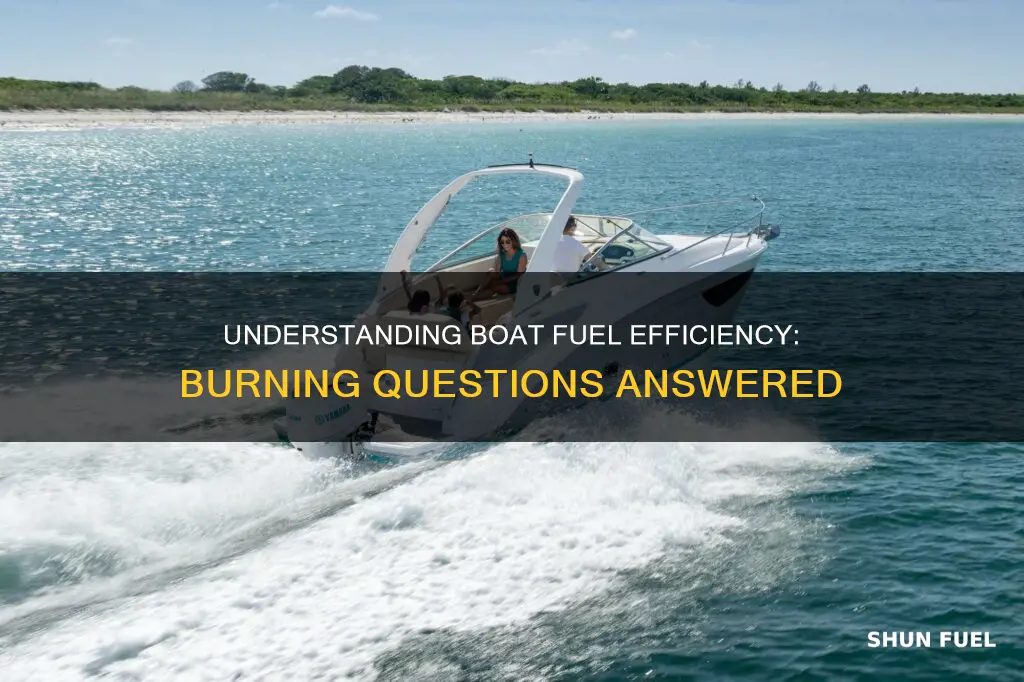how much fuel does a boat burn