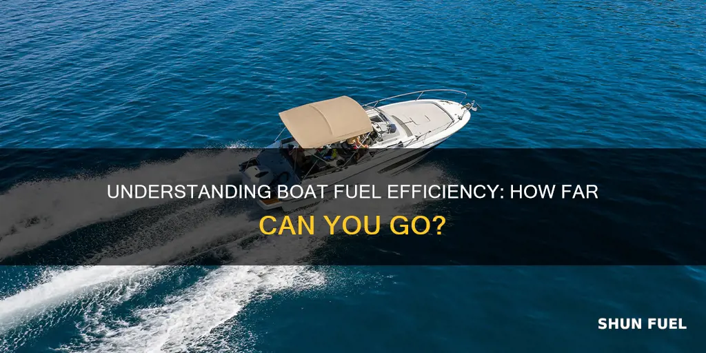 how much fuel does a boat use per km