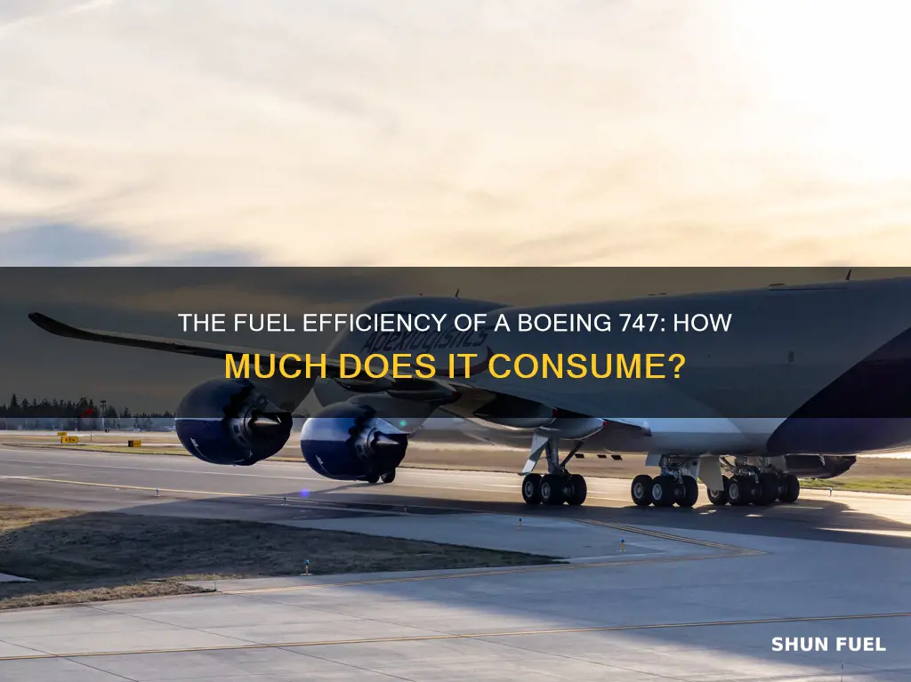 how much fuel does a boeing 747 consume