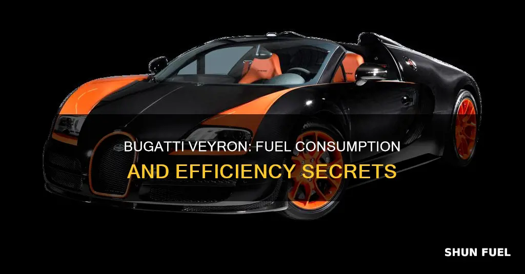 how much fuel does a bugatti veyron use
