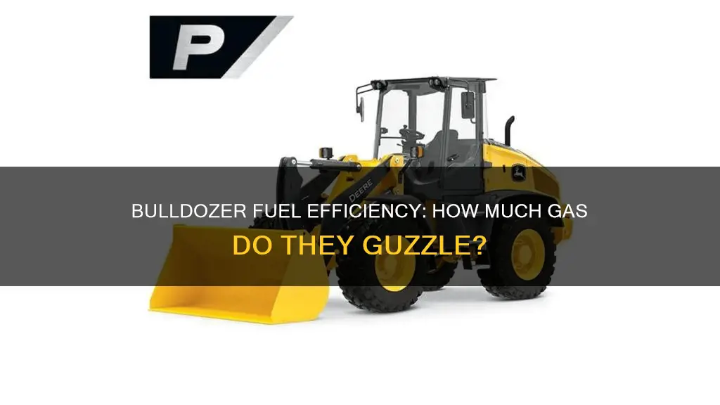 how much fuel does a bulldozer use