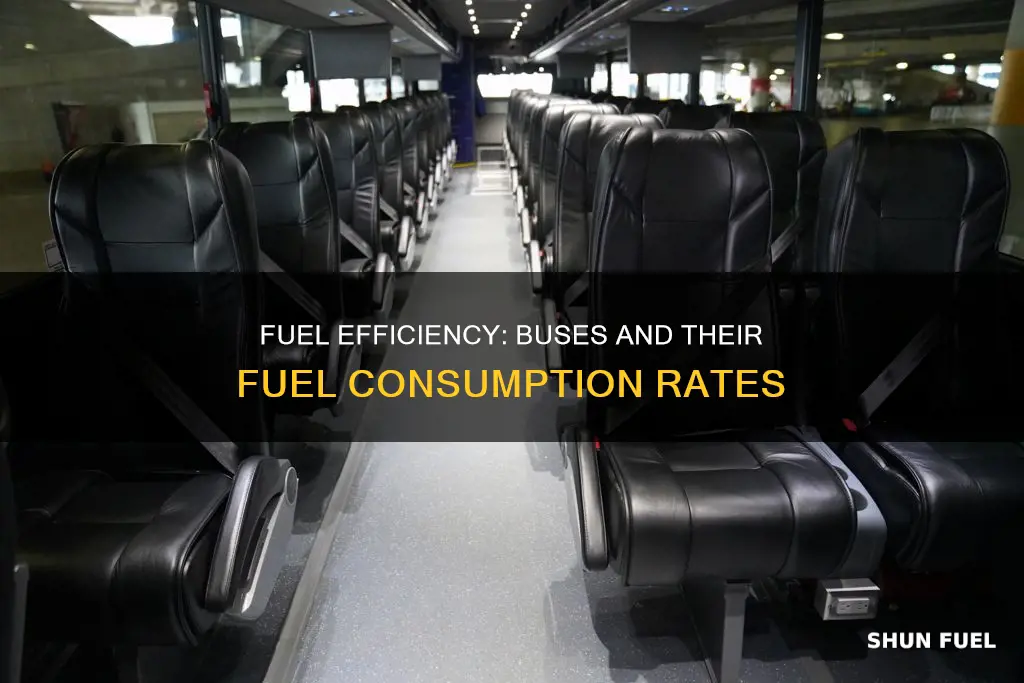 how much fuel does a bus use per kilometer