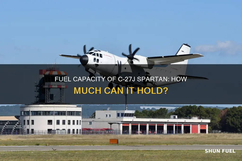 how much fuel does a c27j spartan hold
