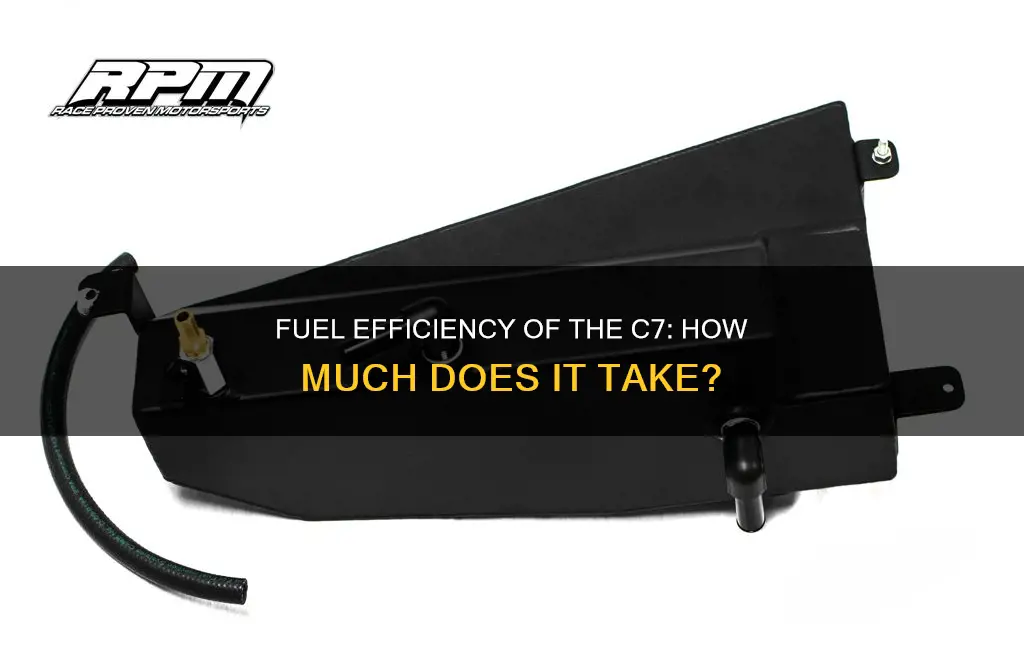 how much fuel does a c7 take