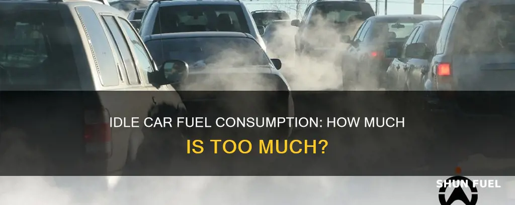 how much fuel does a car burn at idle