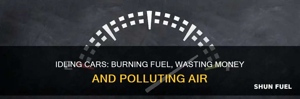how much fuel does a car burn idling