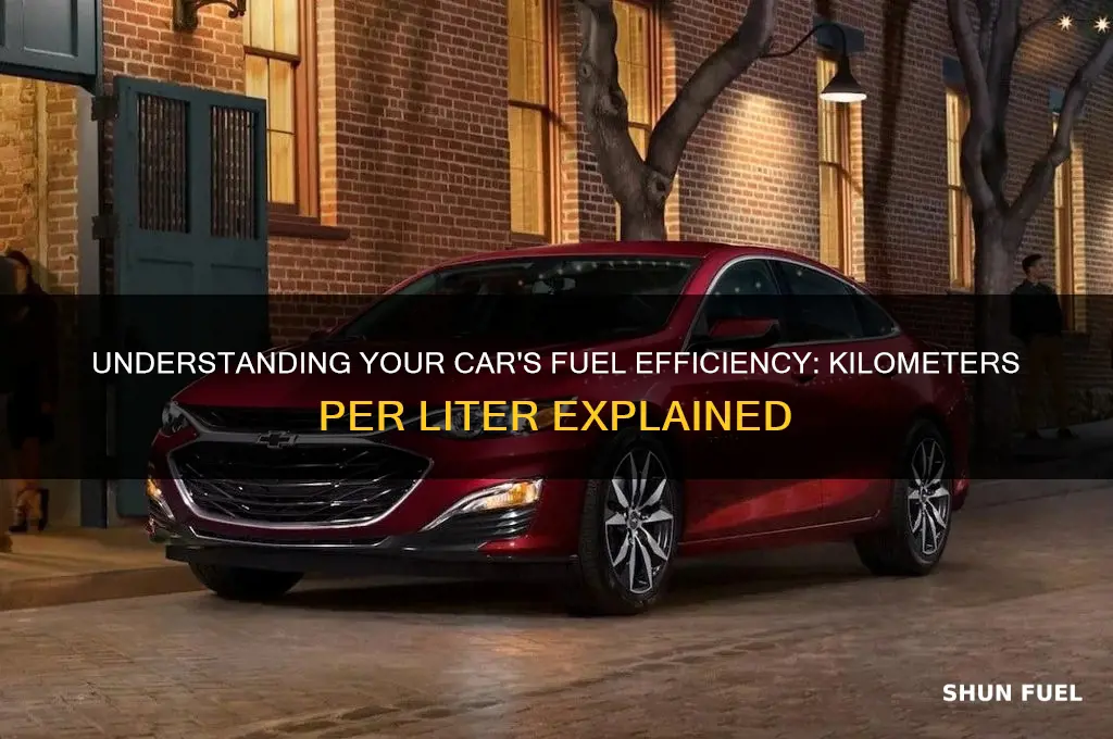 how much fuel does a car use per kilometer