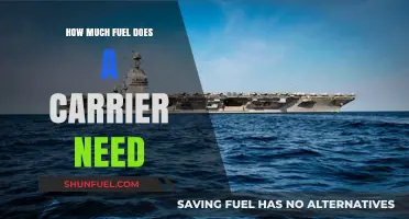 The Fuel Consumption of Aircraft Carriers: How Much?