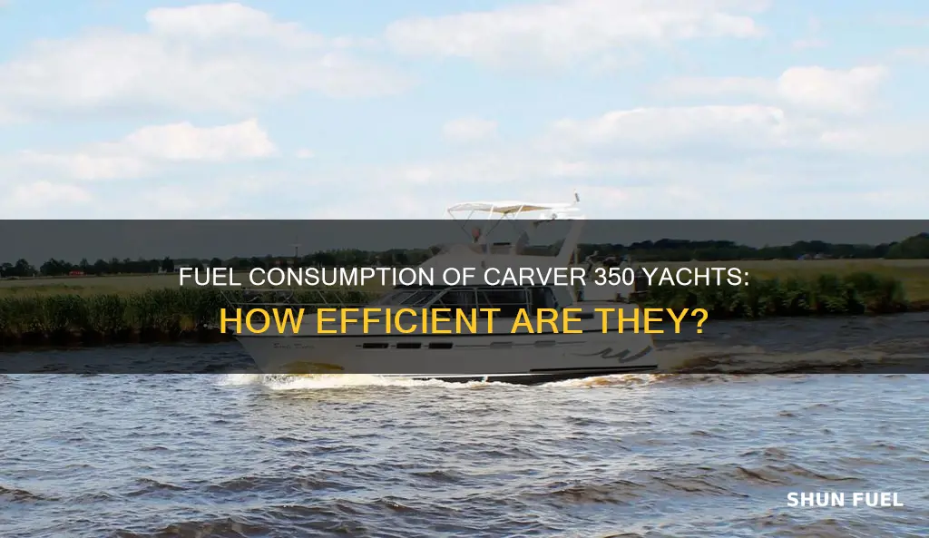 how much fuel does a carver 350 burn