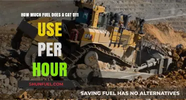 The Cat D11's Fuel Consumption: Hourly Breakdown