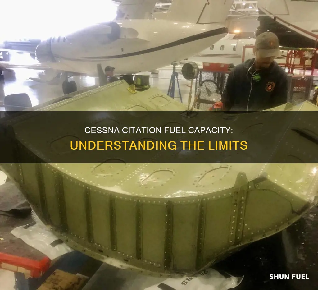 how much fuel does a cessna citation hold
