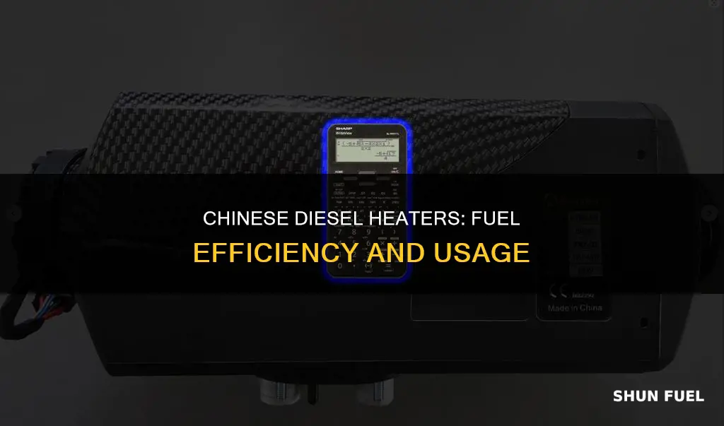 how much fuel does a chinese diesel heater use