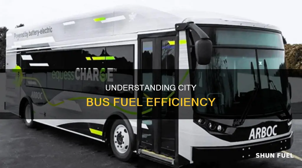 how much fuel does a city bus use