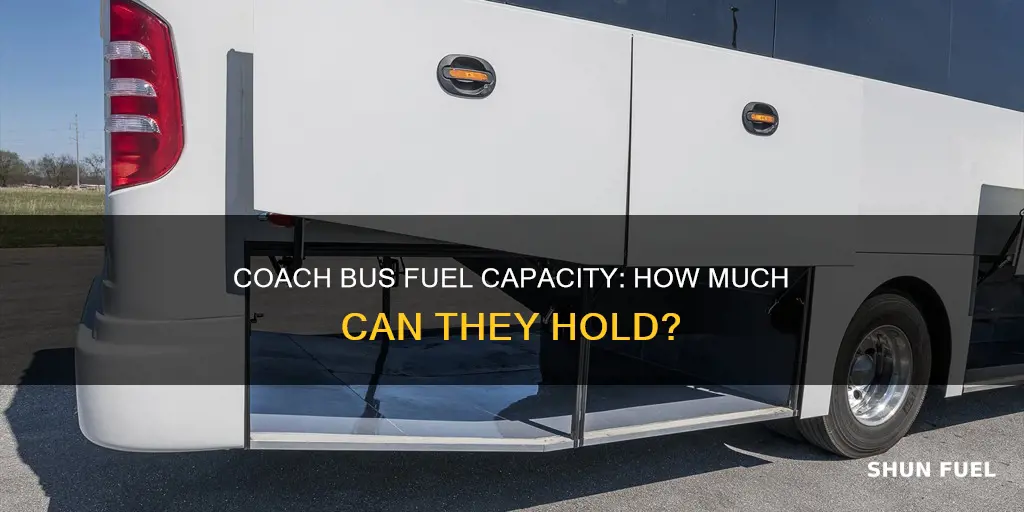 how much fuel does a coach bus hold