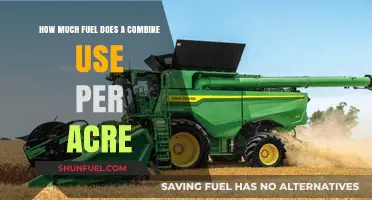 Combines' Fuel Efficiency: How Much Fuel Per Acre?