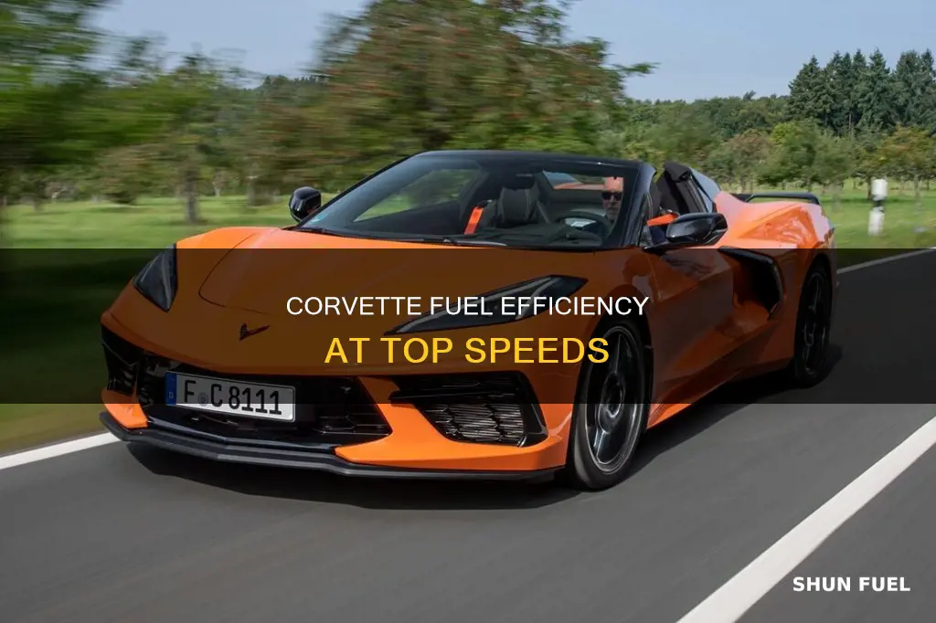 how much fuel does a corvette use at top speed
