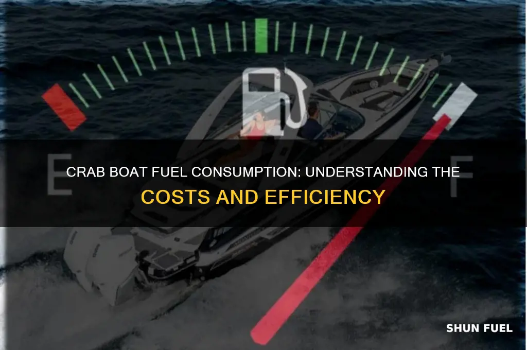 how much fuel does a crab boat use