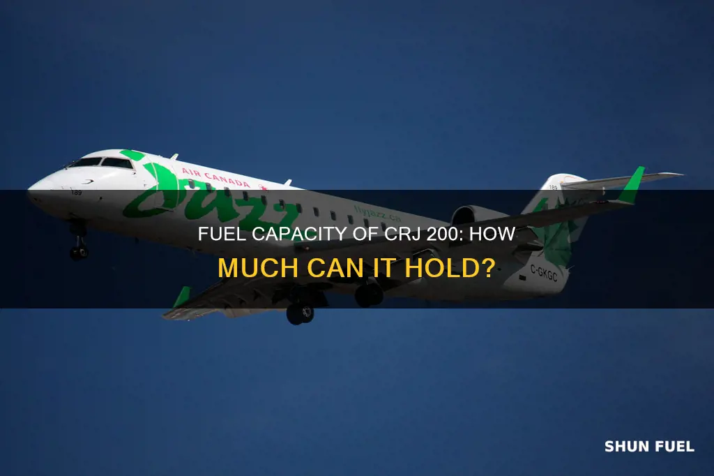 how much fuel does a crj 200 hold