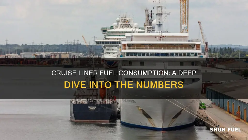 how much fuel does a cruise liner use