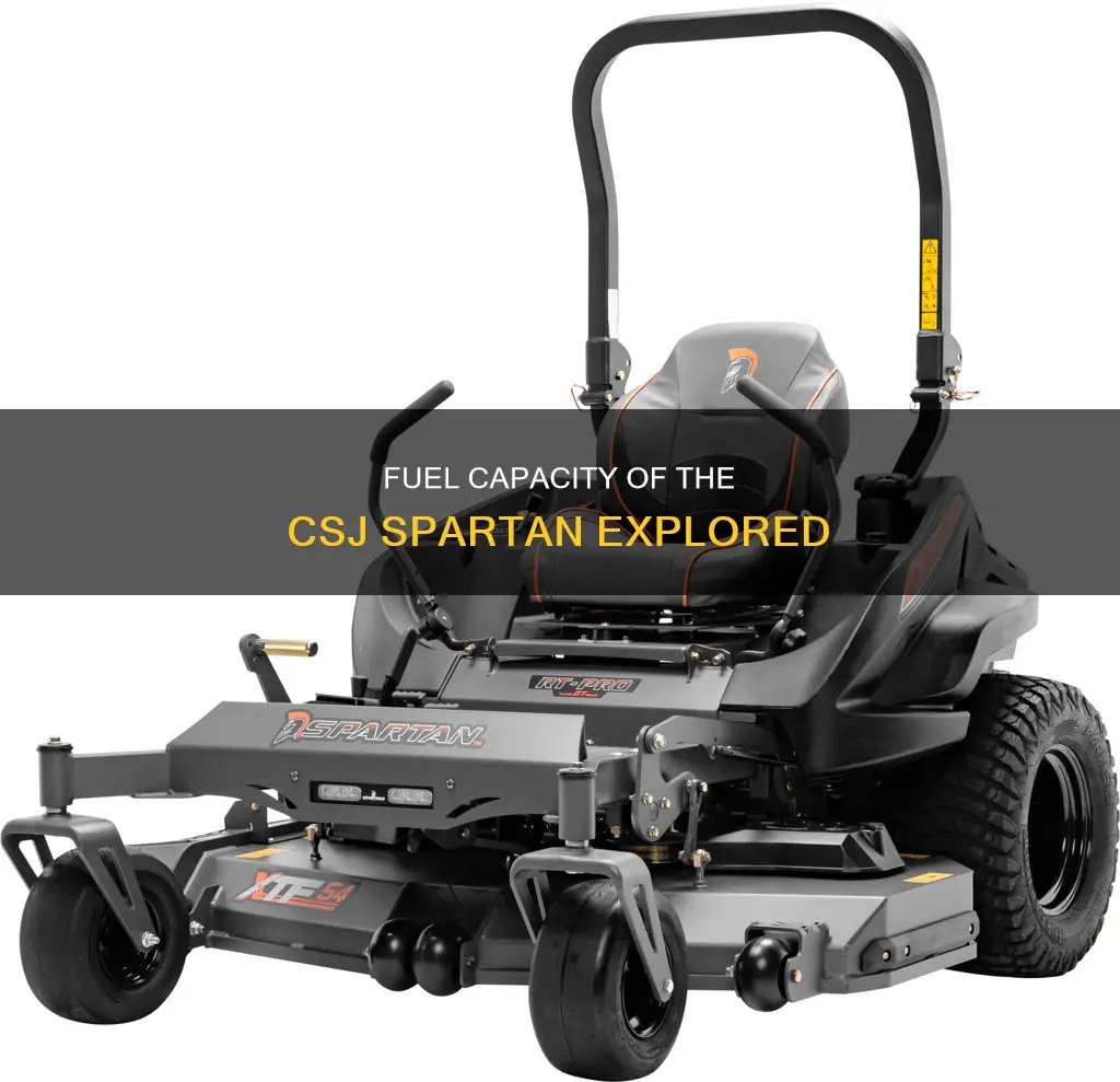 how much fuel does a csj spartan hold