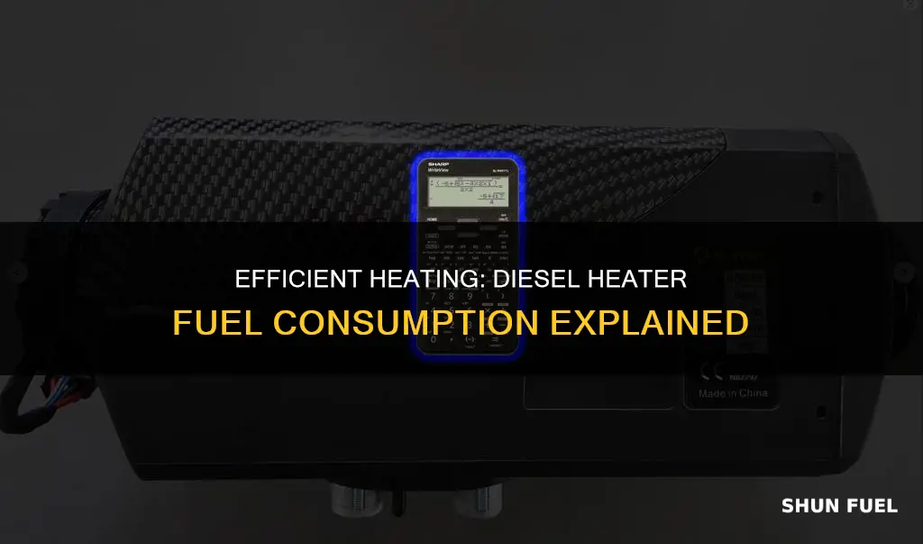 how much fuel does a diesel heater use per hour