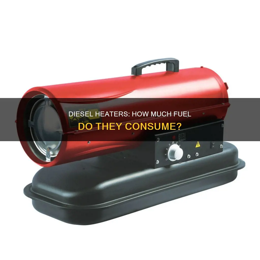 how much fuel does a diesel heater use