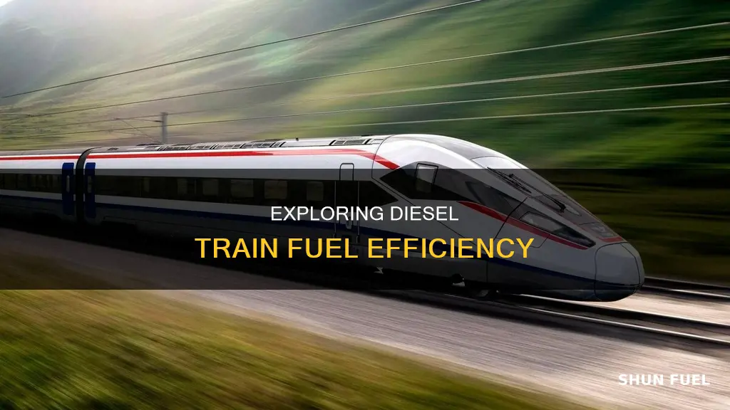 how much fuel does a diesel train use