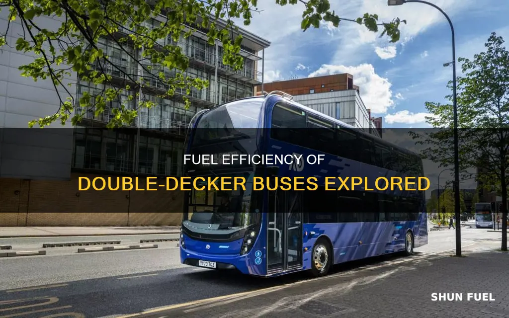 how much fuel does a double decker bus use