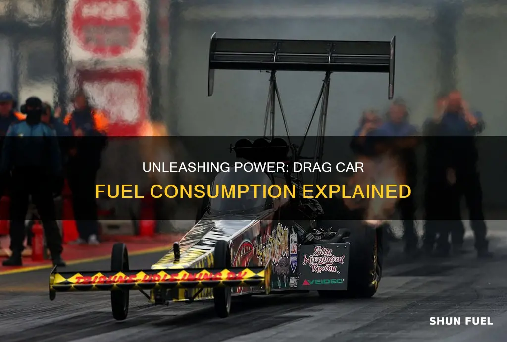 how much fuel does a drag car use