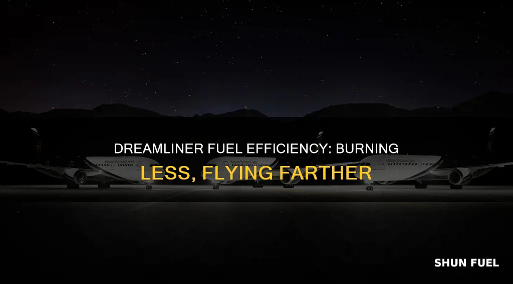 how much fuel does a dreamliner burn