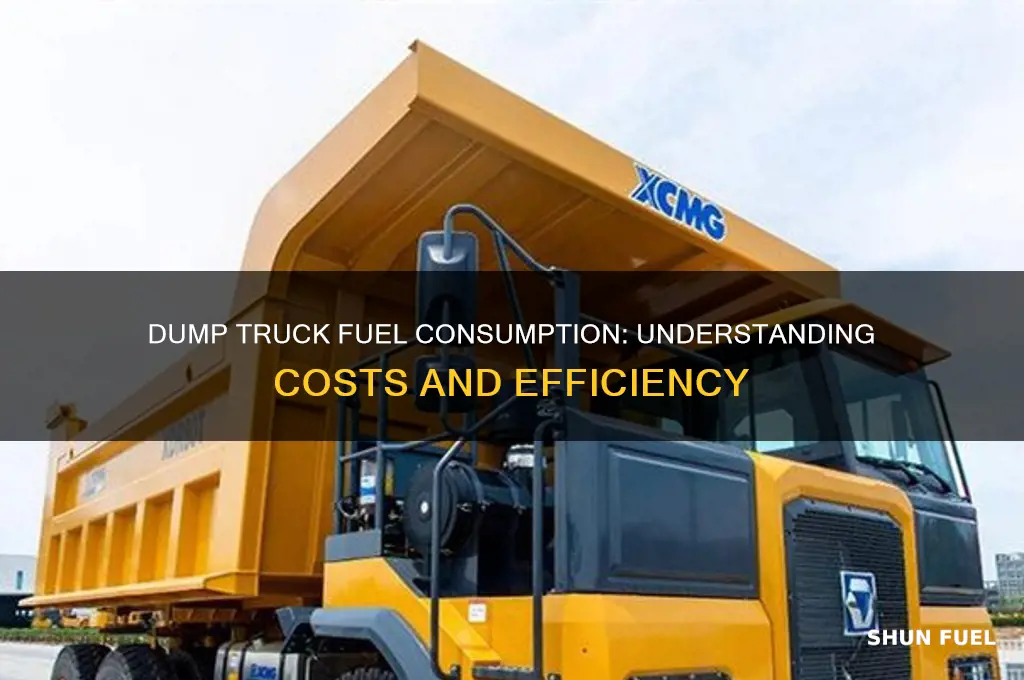 how much fuel does a dump truck use