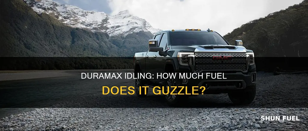 how much fuel does a duramax use idling