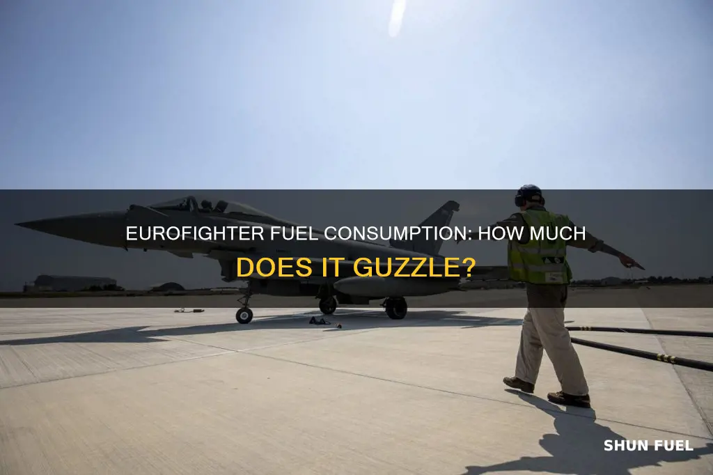 how much fuel does a eurofighter use