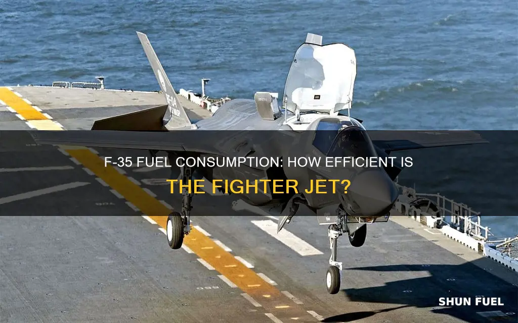 how much fuel does a f 35 use