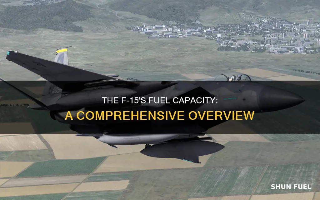 how much fuel does a f15 fighter jet carry