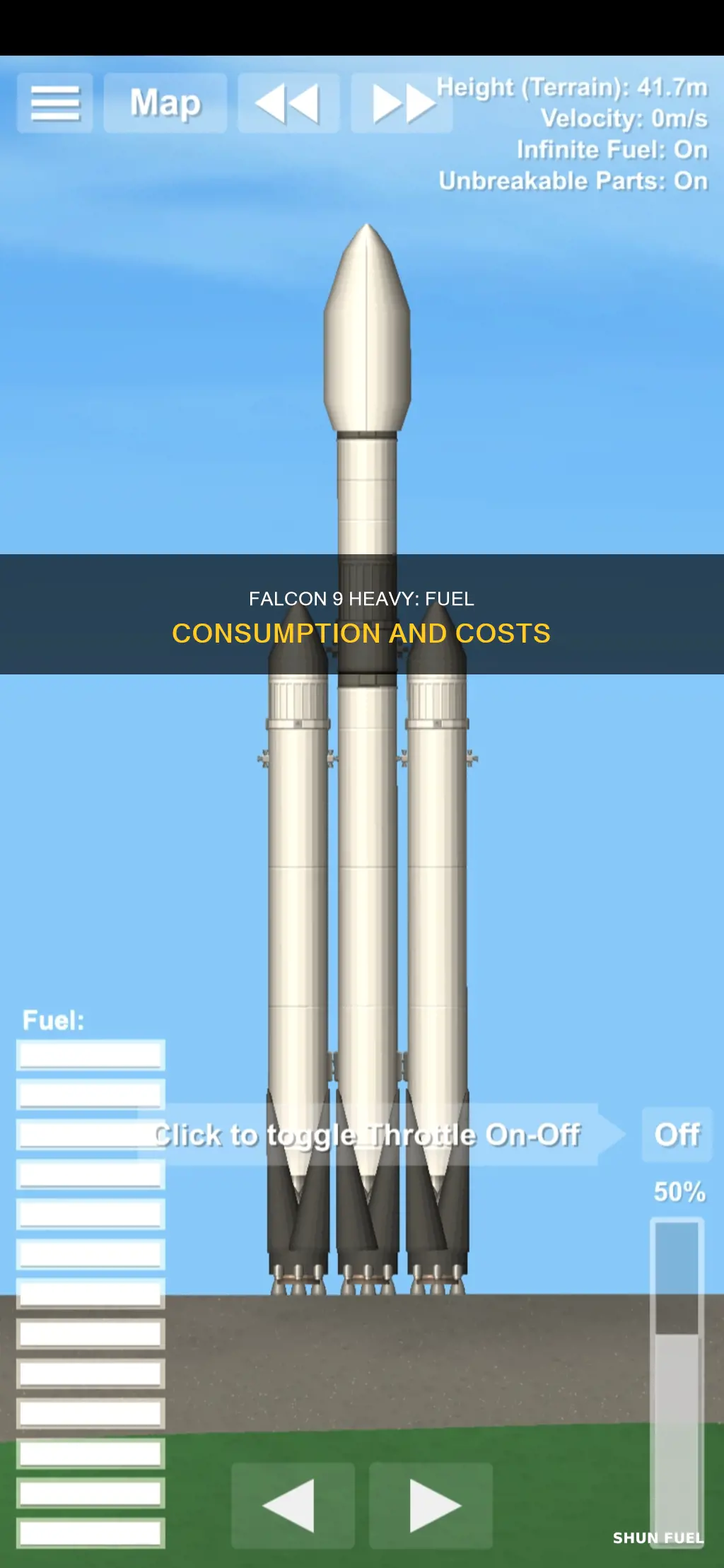 how much fuel does a falcon 9 heavy
