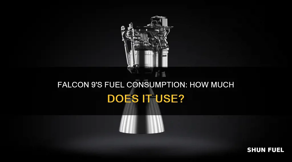 how much fuel does a falcon 9 rocket use