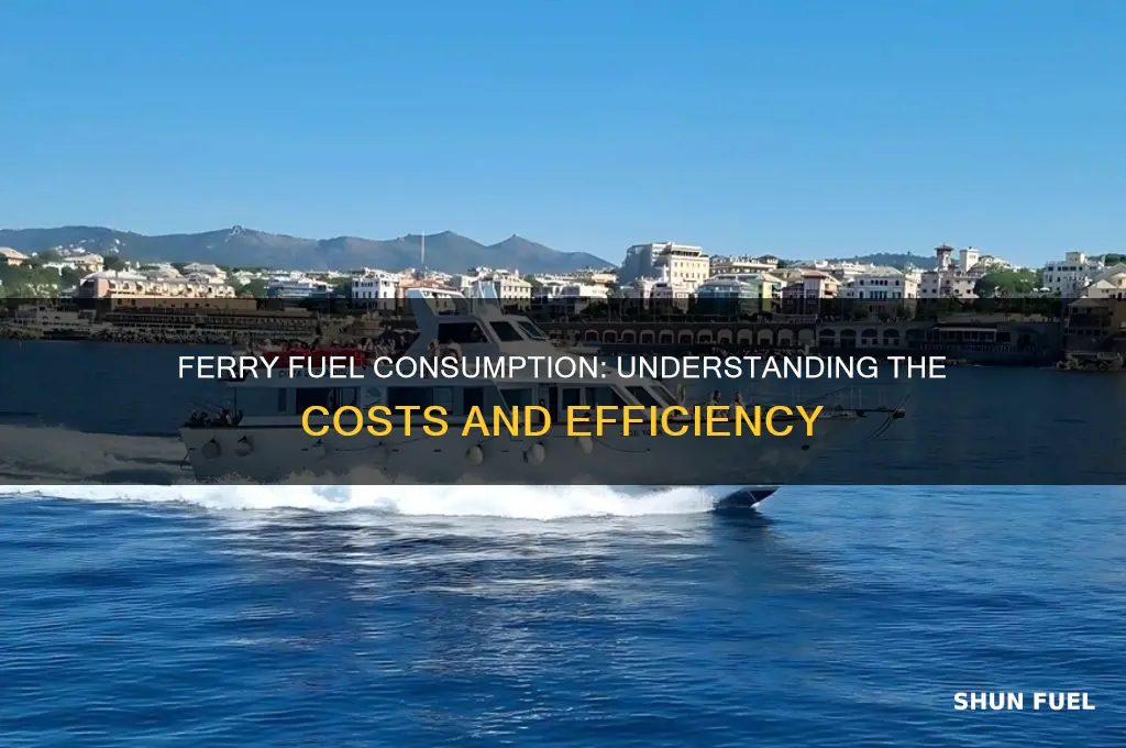 how much fuel does a ferry use
