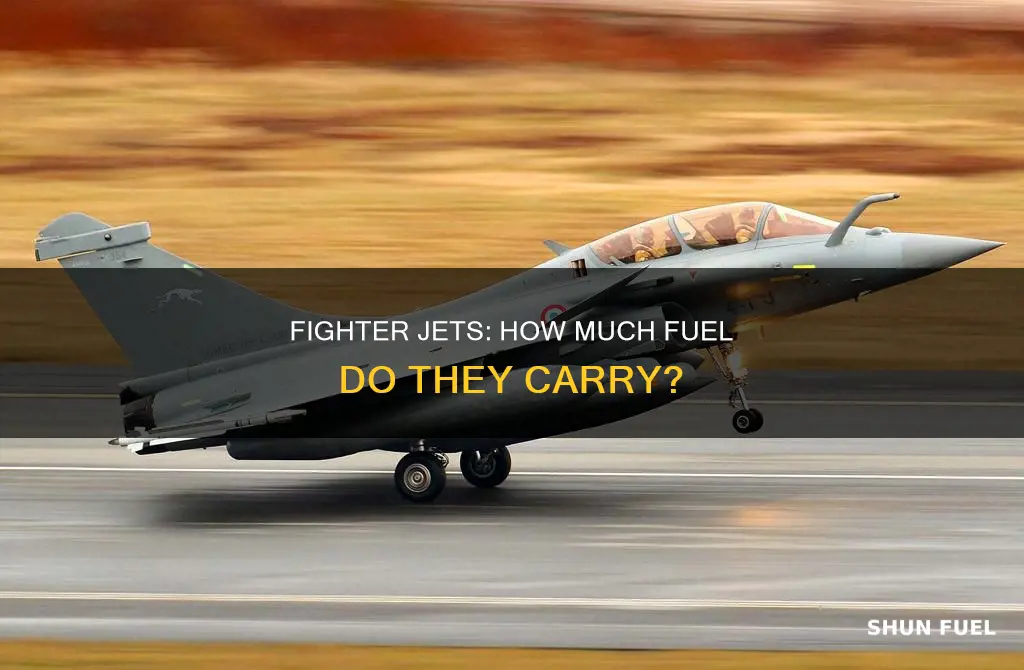how much fuel does a fighter jet hold