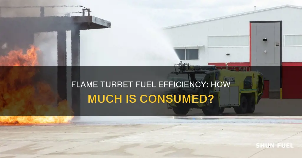 how much fuel does a flame turret use