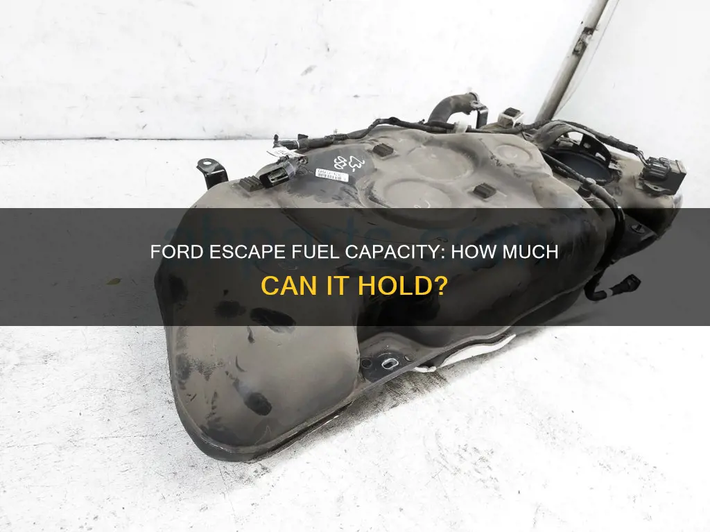 how much fuel does a ford escape hold