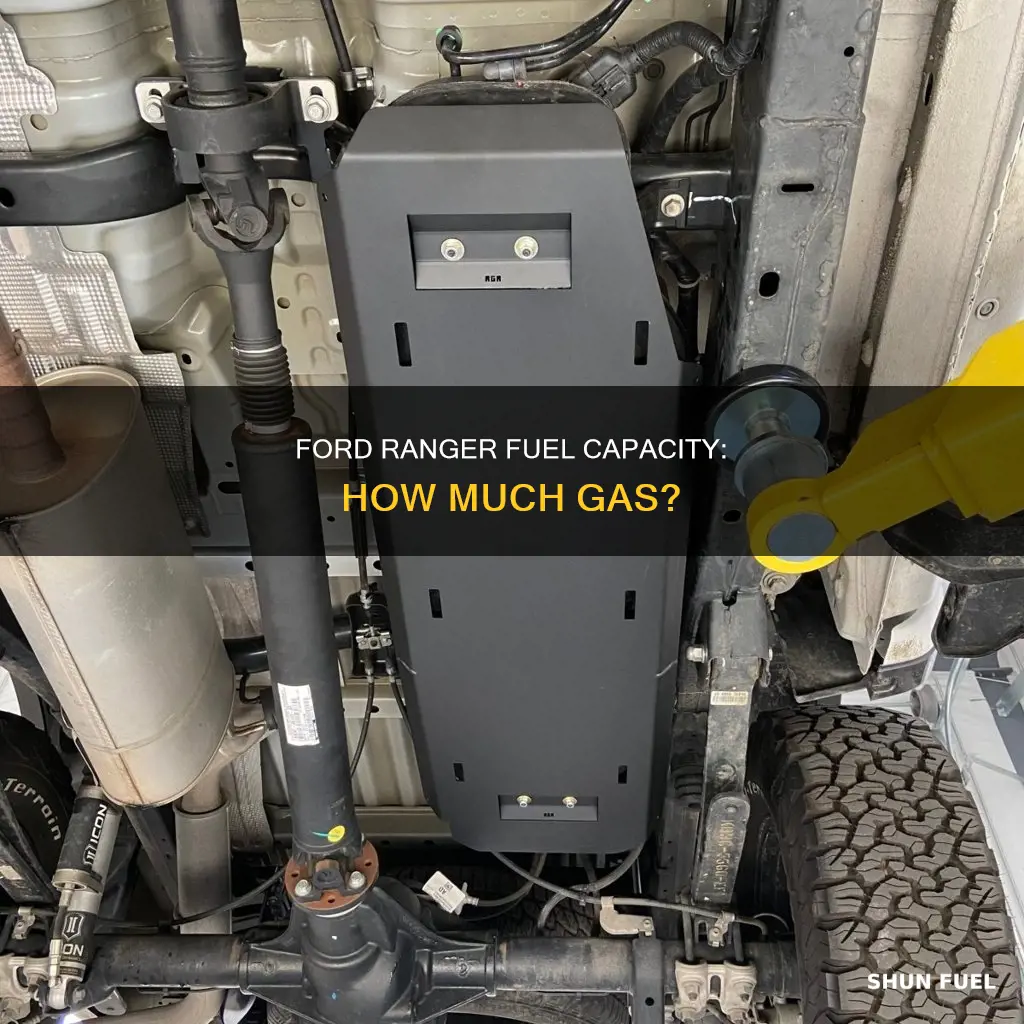 how much fuel does a ford ranger hold