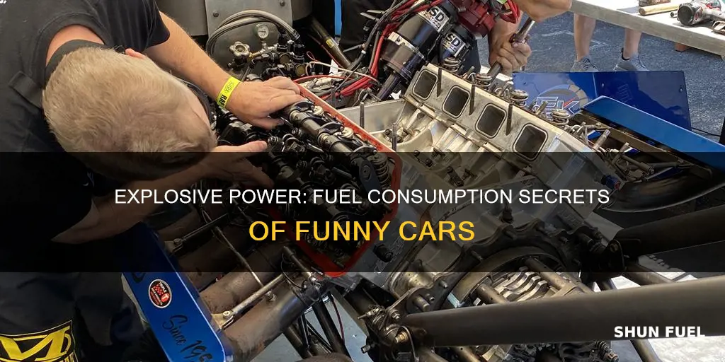 how much fuel does a funny car burn